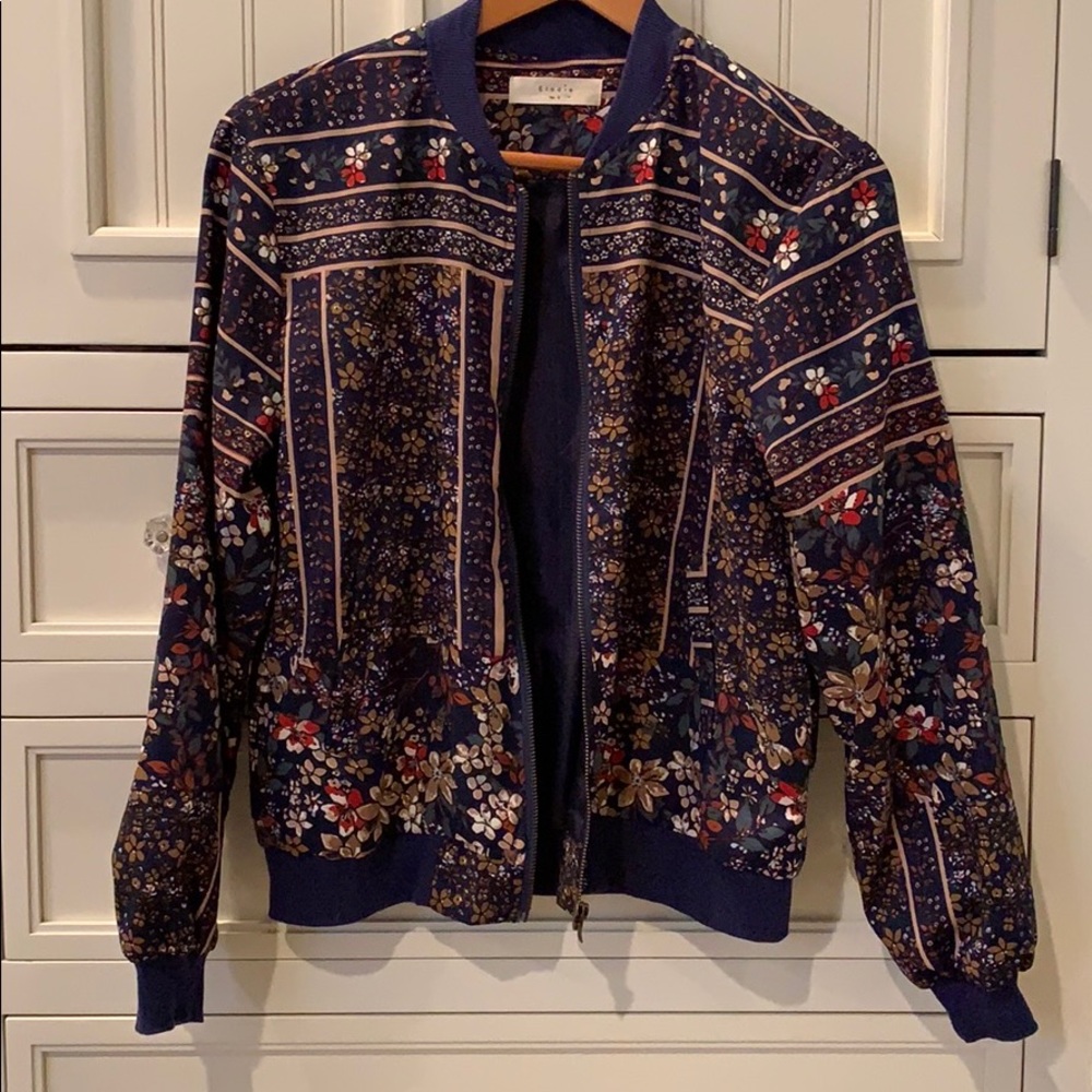 elodie patterned bomber